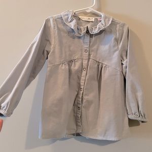 Button down corduroy long sleeve